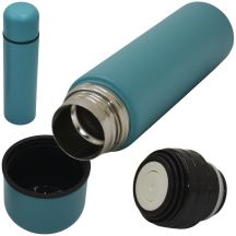 EXCELLENT HOUSEWARE 500ML TRAVEL THERMOS, DARK BLUE