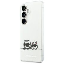 Karl Lagerfeld IML Peekaboo Karl&Choupette MagSafe Case for Samsung Galaxy S26 - Transparent