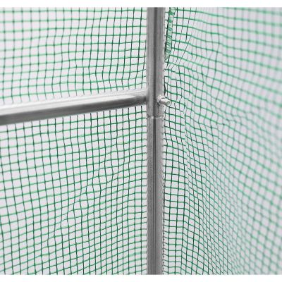 10. GREENHOUSE GARDEN TUNNEL 200x200x200CM PE GREEN STEEL STRUCTURE