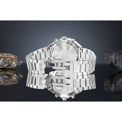 6. Giewont Chronograph Sapphire Silver Men's Watch GW7290-B2