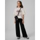 4. Girls' boxy T-shirt with print 4F 4FJRAW26TTSHF4239-11S