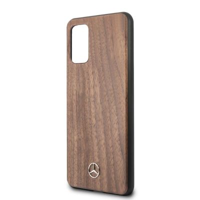 3. Mercedes Wood Line Walnut Case for Samsung Galaxy S20+ - Brown