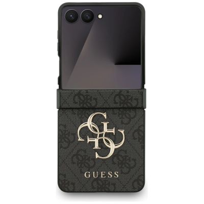 2. Guess Big 4G Logo Classic Logo Case for Samsung Galaxy Z Flip 7 - Black