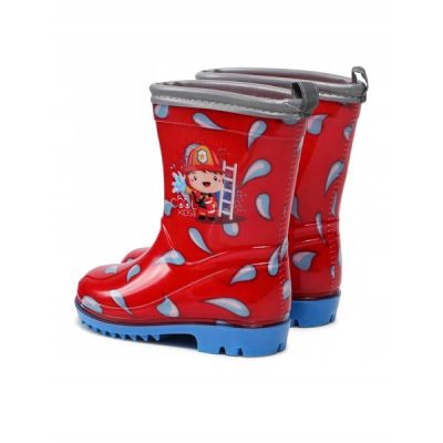2. Perletti children's rain boots little fireman for boys