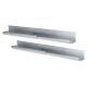 L-shaped support rails for 483 mm (19") server cabinets
