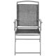 5. SYDNEY FOLDING GARDEN CHAIRS 55X68X91CM SET OF 2