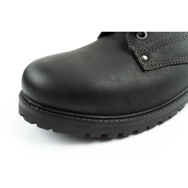 6. Wrangler Arch men's shoes Chelsea boots elegant ankle boots natural leather black