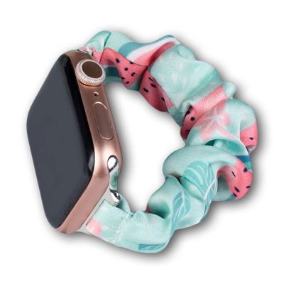 Fabric band for Apple Watch 42 / 44 / 45 mm strap bracelet rubber band - watermelon