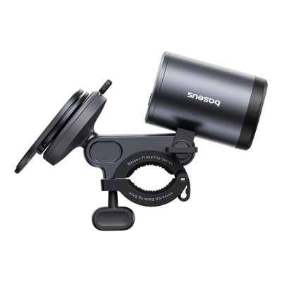 6. Baseus PrimeTrip Universal 3000mAh IP68 LED Holder with 2-in-1 Lamp - Black and Gray
