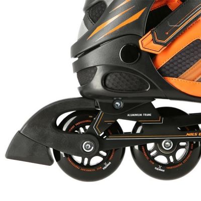 5. NILS Extreme NA14112 roller skates black and orange size 38