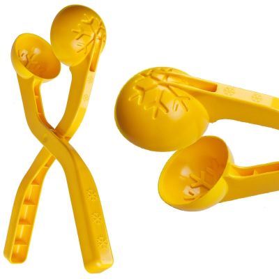 SNOWBALL SNOWBALL MAKER FOR MAKING SNOWBALLS, SINGLE, YELLOW 1064529