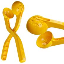 SNOWBALL SNOWBALL MAKER FOR MAKING SNOWBALLS, SINGLE, YELLOW 1064529