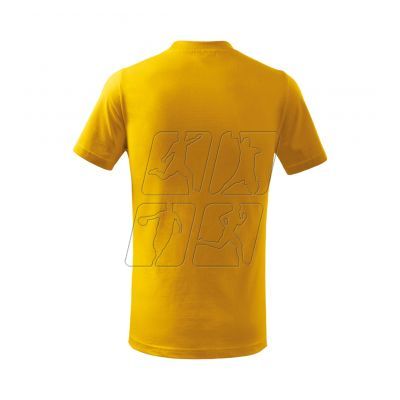 3. T-shirt Malfini Basic Jr MLI-13804 yellow