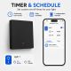 10. QOLTEC LIGHT ON/OFF SWITCH | 1-CHANNEL | WI-FI | TIMER | TUYA | BLACK