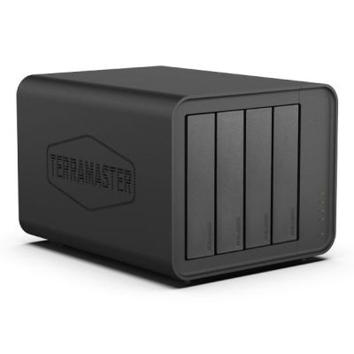 3. TerraMaster D8 HYBRID Desktop Black Disk Array