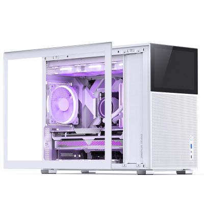 7. Jonsbo D31 MESH Screen Micro-ATX Case, Tempered Glass - White