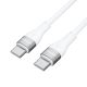 2. Wozinsky WSTCC2 USB-C / USB-C PD 65W cable 2 m - white