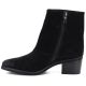 3. Women's leather cowboy boots with rolled-up upper, black Potocki JE19497