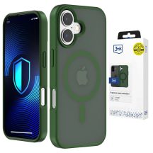 3mk Smoke MagCase for iPhone 16 Pro - Green-Translucent