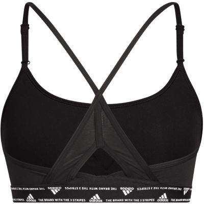 9. adidas Aeroreact Training Light-Support 3-Stripes Bra W HC7862