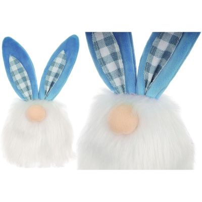 6. BUNNY 18CM BLUE SPRING DECORATION