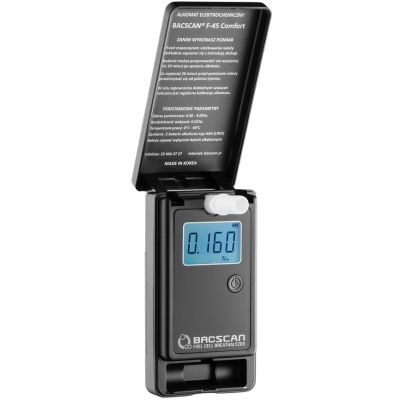 12. BACscan F-45 breathalyzer 0 - 4% Black