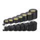 3. Rubber-coated dumbbell 45kg HMS HG PRO 45