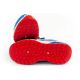 9. Leomil children's sports shoes Super Mario sneakers with velcro LED blue