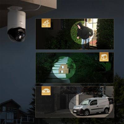 9. Dreame Navo Elite 1 Outcam 360° outdoor camera with solar panel - white