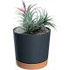 8. TUBO PM ANTHRACITE FLOWER POT 13CM