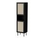 3. Jute display cabinet 50x39.5x190 black + calabria linoleum