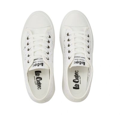 5. Lee Cooper women's sports shoes sneakers white platform lace