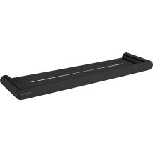 Deante Round wall shelf black.