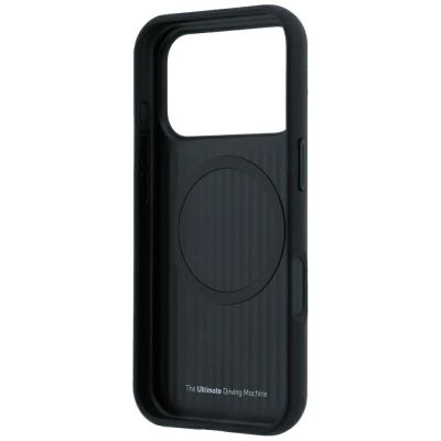 7. BMW M Tire Track Metal Logo MagSafe Case for iPhone 17 Pro / 18 Pro - Black