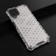 14. Honeycomb Case armor cover with TPU Bumper for Samsung Galaxy A22 4G transparent