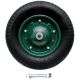 2. WHEEL FOR WHEELBAR GARDEN TROLLEY, INFLATABLE, 38CM, 4PR 4.00-8