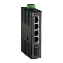 LevelOne Industrial 5-port switches 1xSC MM+DIN 100Mbps