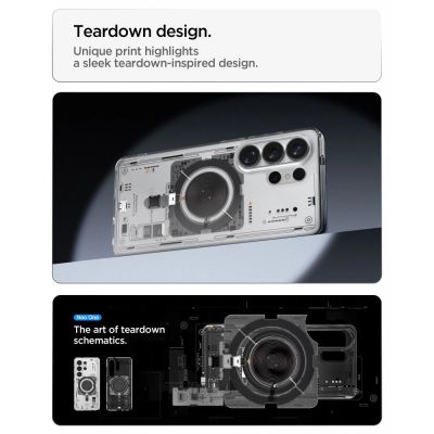 8. Spigen Ultra Hybrid Mag MagSafe Case for Samsung Galaxy S26 Ultra Neo One - Transparent