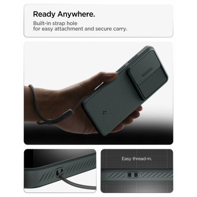 10. Spigen Optik Armor Case for Samsung Galaxy S26 Ultra - Green