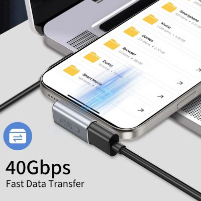 13. Tech-Protect Ultraboost AA03 USB-C Angled Adapter - Gray