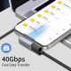 13. Tech-Protect Ultraboost AA03 USB-C Angled Adapter - Gray