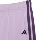 6. Kids' adidas Essentials Joggers 3-Stripes Hoodie Tracksuit Purple JV9856