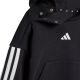 12. adidas Essentials Joggers 3 Stripes Fleece Hoodie Tracksuit for Kids Black JD6484