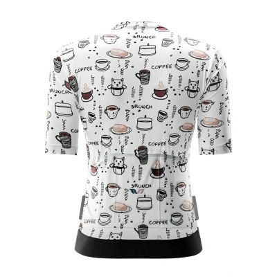 5. Rockbros 15110005005 Women's Short Sleeve Cycling Jersey L - White