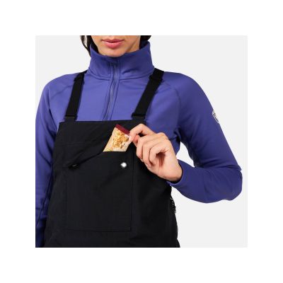 5. ROSSIGNOL W Outerlimits Insulated Bib Women's Ski Pants Black