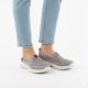 3. Women's leather openwork shoes gray eVento 9802