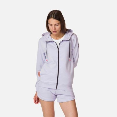 Rossignol Full-Zip Hooded Logo Cotton Sweatshirt W RLKWS07-36L