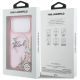 8. Karl Lagerfeld Liquid Glitter Karl Script Logo MagSafe Case for iPhone 17 Pro - Pink