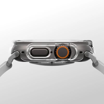 13. AmazingThing Minimal Protective Case for Apple Watch UItra 3 49mm - Transparent