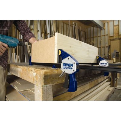 8. IRWIN 10505944 Carpenter's Clamp 45 cm Black, Blue, Gray